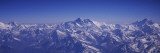 Aerial View of Himalayas, Kathmandu, Nepal