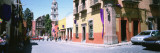 Buildings Along a Street in San Miguel de Allende, Guanajuato, Mexico