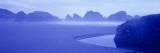 Silhouette of Rock Formations in the Sea, Myers Creek Beach, Oregon, USA