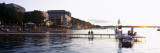 People at a Waterfront, Lake Mendota, University of Wisconsin, Memorial Union, Madison, Wisconsin
