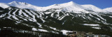 Ski Resorts in Front of a Mountain Range, Breckenridge, Summit County, Colorado, USA