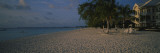 Palm Trees and Apartments on the Beach, Seven Mile Beach, Grand Cayman, Cayman Islands