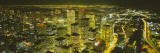 View of a City Lit Up at Night, View from Cn Tower, Toronto, Ontario, Canada