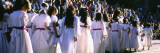 Girls Walking in a Good Friday Procession, San Miguel de Allende, Guanajuato, Mexico