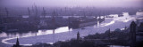 Container Ships at Commercial Dock, Elbe River, Landungsbrucken, Hamburg Harbour, Hamburg, Germany