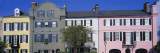 Buildings in a City, Rainbow Row, Charleston, South Carolina, USA