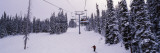 Ski Lift Passing over a Snow Covered Landscape, Keystone Resort, Keystone, Colorado, USA Wall Decal