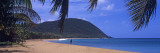 Man Walking on the Beach, Deshaies Beach, Deshaies, Guadeloupe