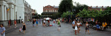 Tourists Walking on a Street, Riverwalk Area, New Orleans, Louisiana, USA