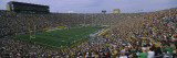 High Angle View of a Football Stadium Full of Spectators, Notre Dame Stadium, South Bend
