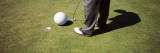 Low Section View of a Golfer Playing Golf, San Francisco, California, USA