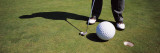 Low Section View of a Golfer Playing Golf, San Francisco, California, USA
