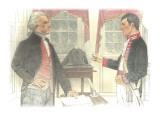 Buy Lewis Is Receiving Instructions from Jefferson at AllPosters.com
