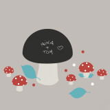 Buy Mushrooms (Water Resistant Decal) at AllPosters.com