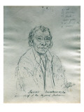 Portrait of James Ina-Me-To-Om-Shi-La Old Chief of the Nez Perce Indians