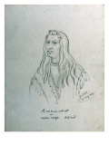 Buy Portrait of Pi-Nahua-Ut-At or Capon Rouge Redhead at AllPosters.com