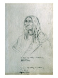 Buy Portrait of In-Hus-Cay-Stamy or I-Cas-Ke-Ny Low Horn Piegan Chief at AllPosters.com