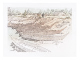 Buy Seven Indian Canoes are Pulled Up on Shore at AllPosters.com