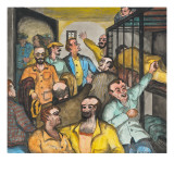 Buy New Inmates (`Fish on the Line') Being Put into Jail (`Time Tank') at AllPosters.com