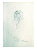 Buy Portrait of Thunder Stell-Tella Chief of the Coutaines Present at the Blackft at AllPosters.com