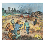 Men Foraging for Food