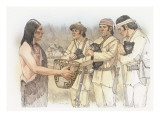 Buy Three Corpsmen, Each Holding a Bear Cub at AllPosters.com