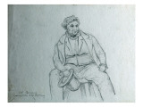 Portrait of Col. Cumming Commissioner at the Blackfoot Treaty
