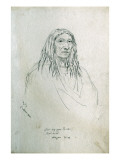 Buy Portrait of Pah-Ca-Poa-Tu-Can Bad Head Pigean Chief at AllPosters.com