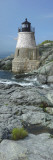 Lighthouse Along the Sea, Castle Hill Lighthouse, Narraganset Bay, Newport, Rhode Island, USA