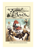 Puck Magazine: A Weak Combination Suspension Bridge Wall Decal