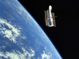 Buy The Hubble Space Telescope with a Blue Earth in the Background at AllPosters.com