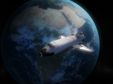Buy Space Shuttle Backdropped Against Earth at AllPosters.com