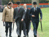 Buy Prince William & Prince Harry wearing tie and traditional bowler hat, attending the Combined Cavalr at AllPosters.com