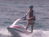Prince William on jet ski Holiday St Tropez France