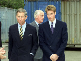 Buy Prince William smiles for photographers as he enters Anchor Mills, a former Mill in Paisley, Glasgo at AllPosters.com