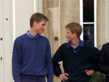 Buy Prince William and Prince Harry at Highgrove discussing Prince William's driving lesson in Ford Foc at AllPosters.com