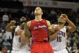 Los Angeles Clippers v Charlotte Bobcats, Charlotte, NC - March 07: Blake Griffin, DJ White and Ger