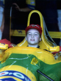 Buy Prince William in F1 Benetton car at British Grand Prix , July 1992 at AllPosters.com