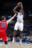 Los Angeles Clippers v Oklahoma City Thunder, Oklahoma City, OK - February 22: Serge Ibaka and Blak