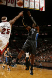Orlando Magic v Miami Heat, Miami, FL - March 3: Dwight Howard and Erick Dampier