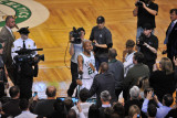 Los Angeles Lakers v Boston Celtics, Boston, MA - February 10: Reggie Miller and Ray Allen