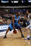 Orlando Magic v Dallas Mavericks, Dallas, TX - January 8: DeShawn Stevenson and Gilbert Arenas