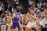 Phoenix Suns v New Jersey Nets, Newark, NJ - February 28: Steve Nash and Deron Williams