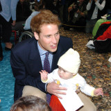 Buy Prince William with 1 year old Kennard Nanau on a visit to the Auckland childrens Hospital, New Zea at AllPosters.com