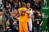 Los Angeles Lakers v Boston Celtics, Boston, MA - February 10: Kobe Bryant and Ray Allen
