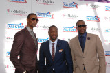 2011 NBA All Star Game, Los Angeles, CA - February 20: Chris Bosh, Dwyane Wade and LeBron James