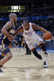 Indiana Pacers v Oklahoma City Thunder, Oklahoma City, OK - March 2 : Kevin Durant and Dahntay Jone