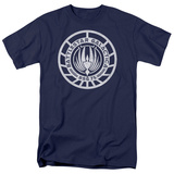 Buy Battle Star Galactica-Scratched BSG Logo at AllPosters.com