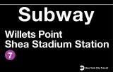 New York- Shea Stadium Metal Sign