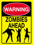 Buy Warning Zombies Ahead at AllPosters.com